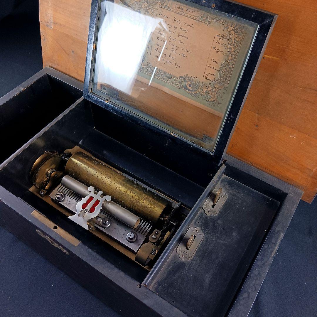 専用S153 フランス製 シリンダーオルゴール アンティーク