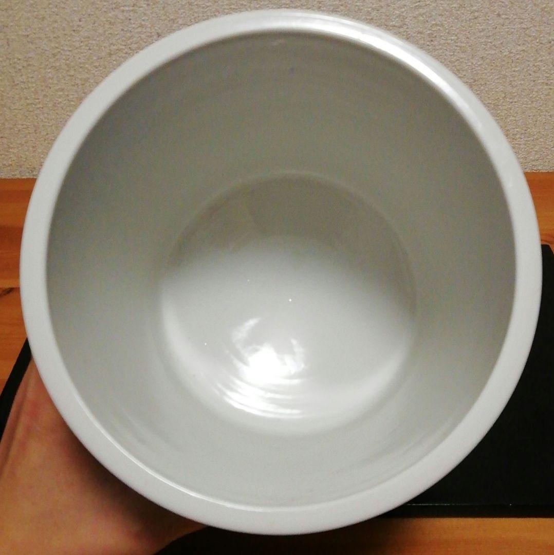 膳所焼　陽炎園　染付　五彩　唐子遊　水指　共箱　共布　茶道具