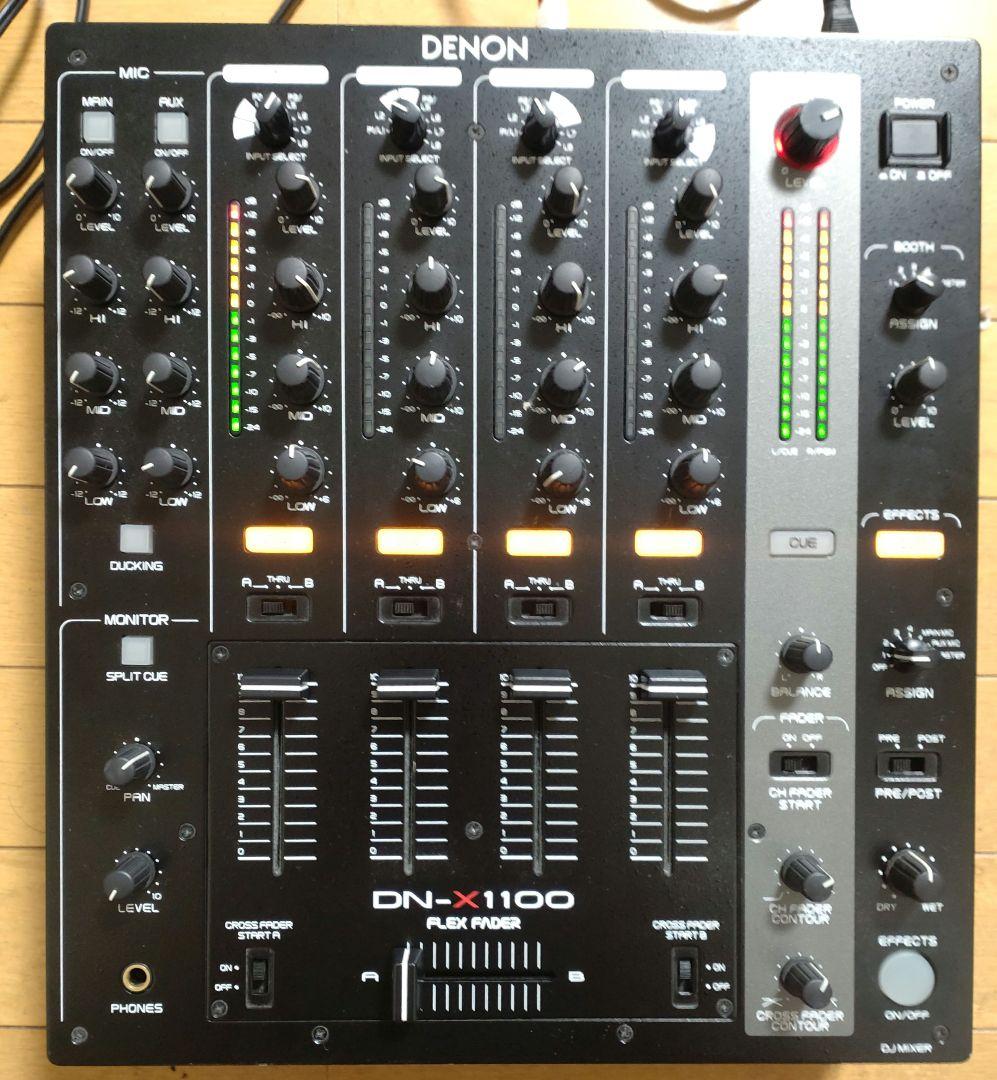 DENON DN-X1100 　動作確認済み　送料込み　DJミキサー 美品