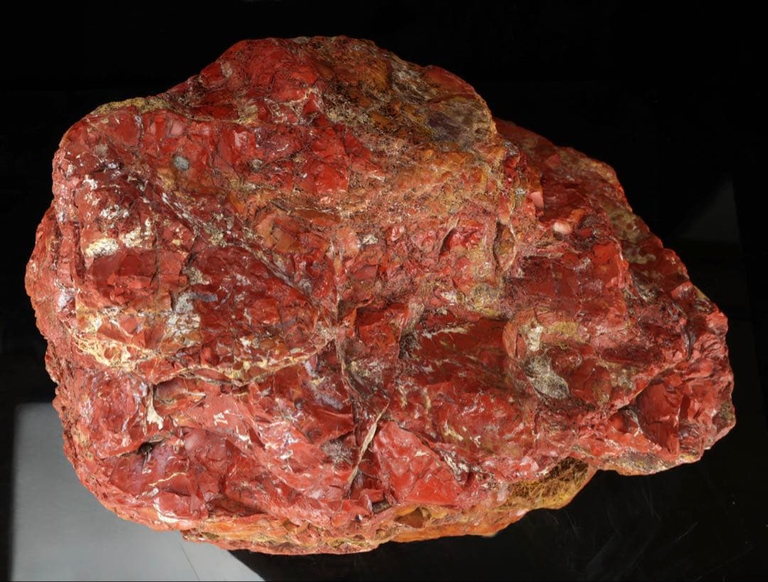 佐渡 赤玉石 碧玉 赤石 水石 原石 鑑賞石 天然石 大型 41kg 自然石