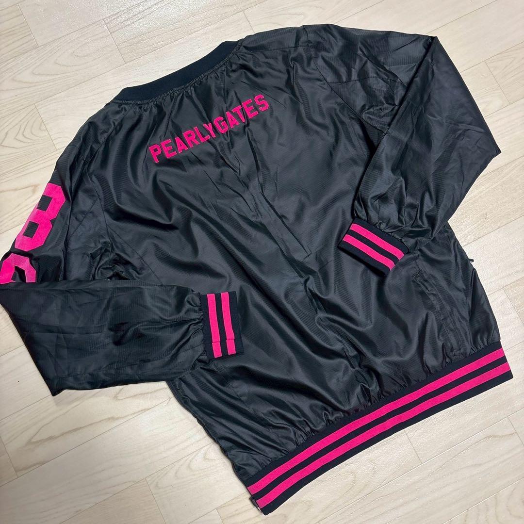 パーリーゲイツ　ツインスニード 　2枚セット モックネック　黒　ネイビーピンク