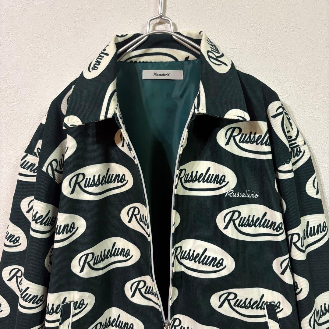 【RUSSELUNO】新品コーデュロイ総ロゴジャケットパンツ上下セット　Ｌ