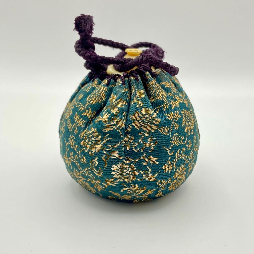 淡々斎書付 茄子茶入 膳所焼　陽炎園　共箱入　茶道具　濃茶器　唐物