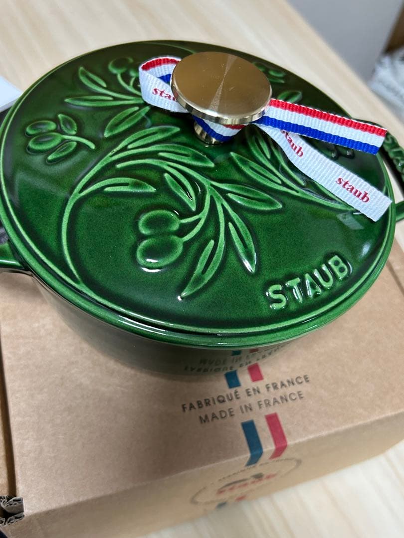 ストウブ　ワナベ Wa-NABE S オリーブ 16cm バジルグリーン