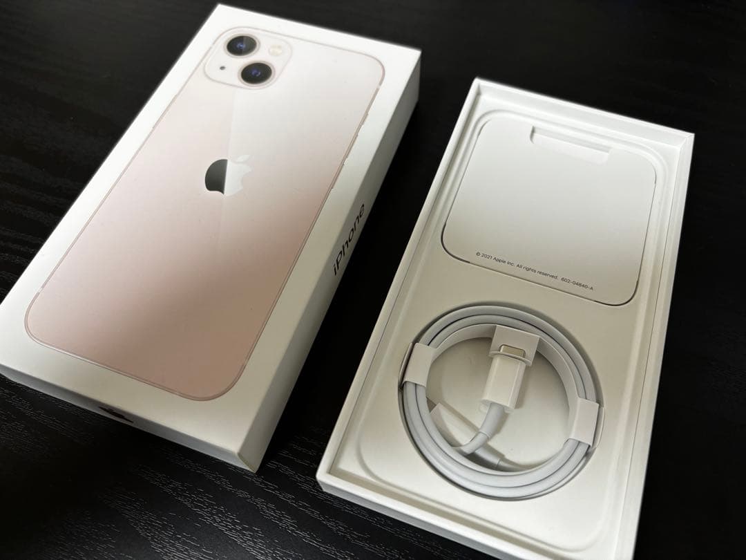 【美品】iPhone13 128gb ピンク MLNE3J/A バッテリー87%