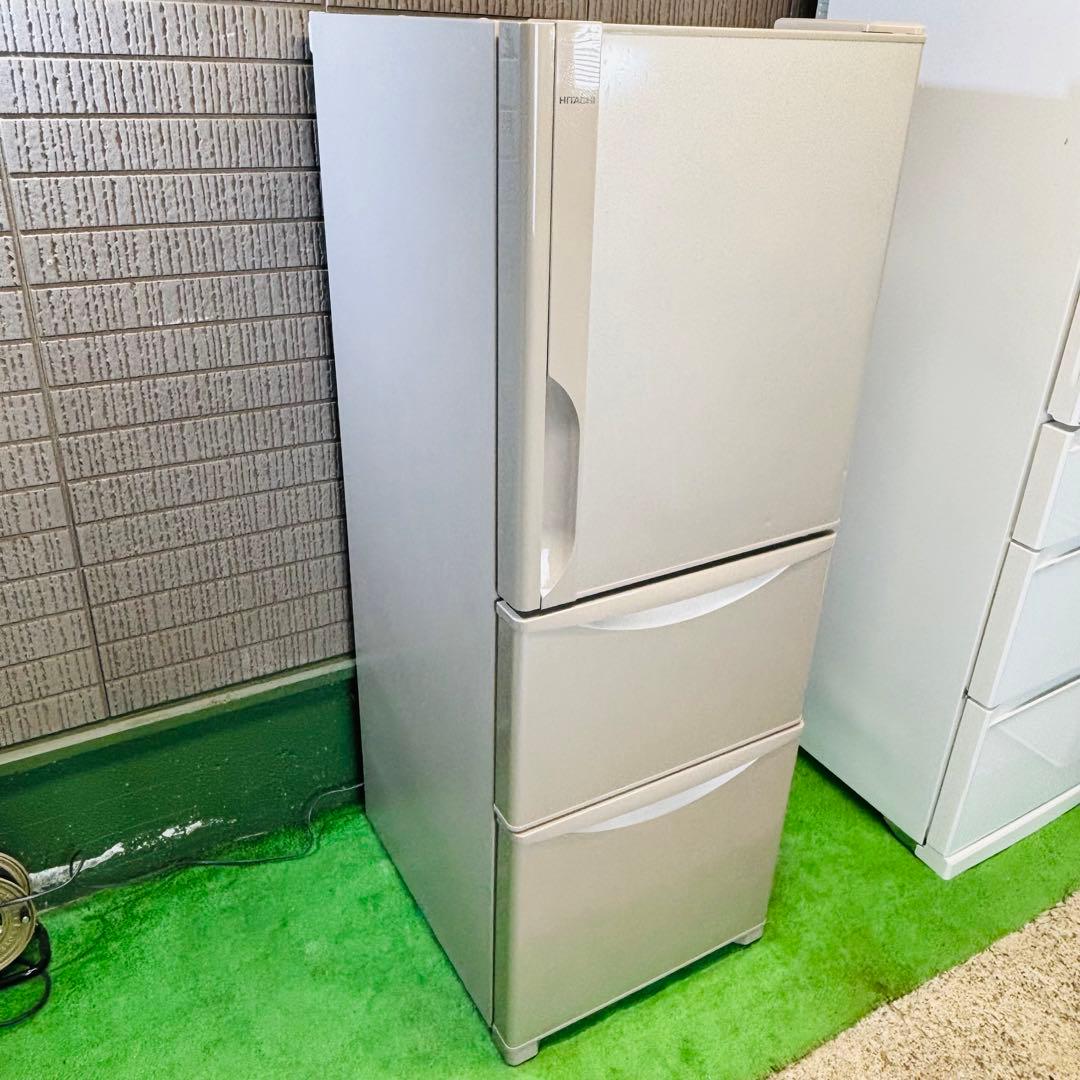 HITACHI 265L 冷蔵庫 3ドア R-27HV【地域限定配送無料】