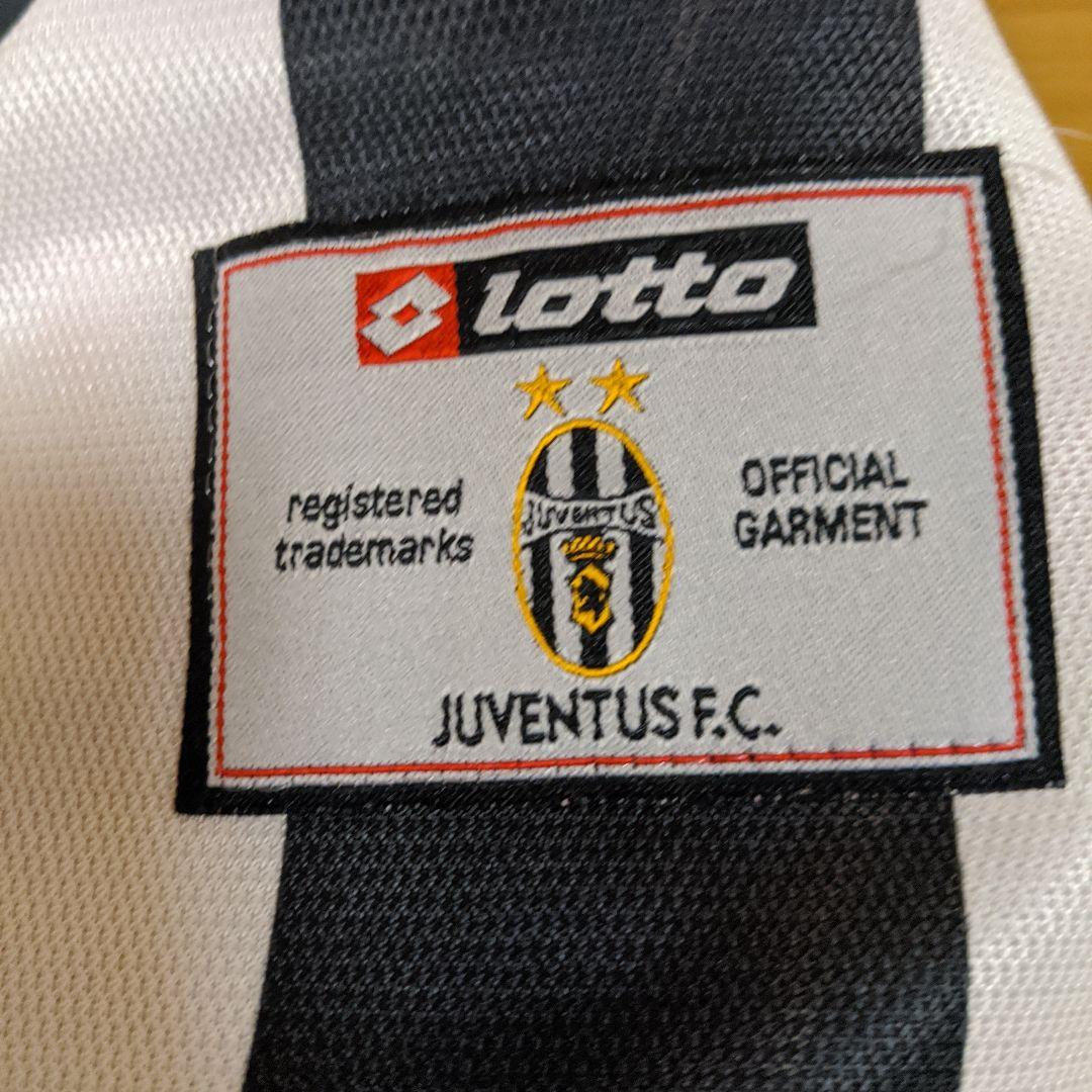 Juventus Lotto ストライプTシャツ L