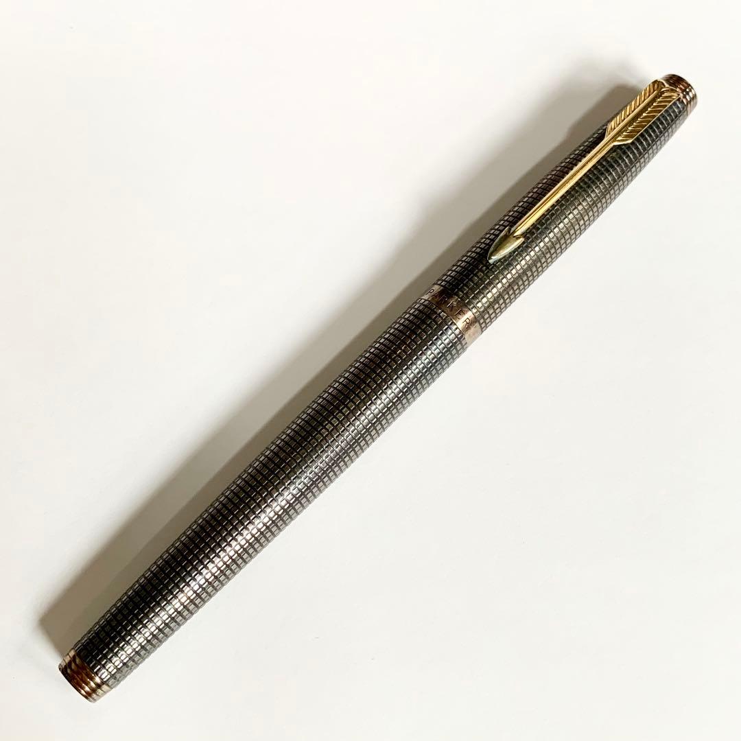 Parker 75 シズレ 刻印あり K14 スターリングシルバー 万年筆