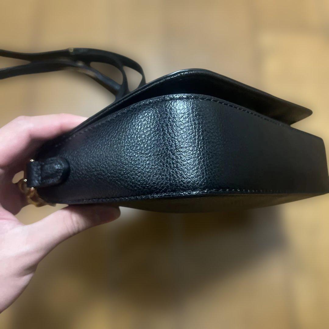 極美品　ローレンラルフローレン レザー ショルダー ロゴ 型押し クロスボディ