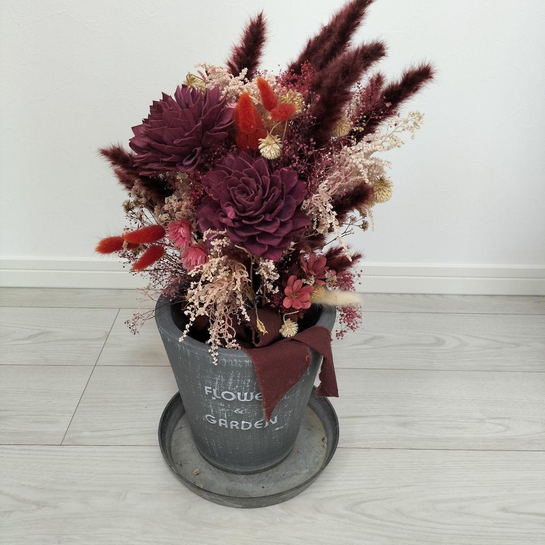 【即購入OK！匿名配送！】ドライフラワー　花瓶　インテリア　装飾　置き物