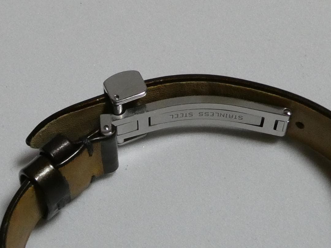 み*え様 再値下げ　BVLGARI B.zero1 青文字盤 茶色ストラップ