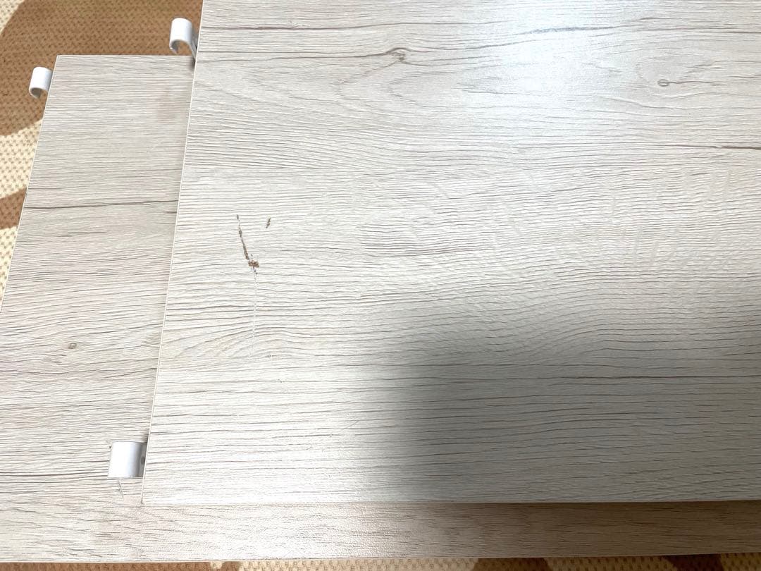 ニトリ突っ張り壁面収納Nポルダ　80cmワードローブ60cmセット