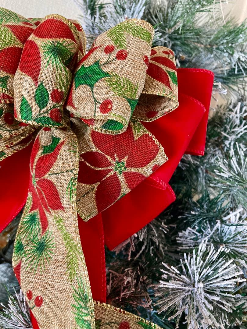 ★ クリスマス　ツリートップ　ポインセチア　M ★