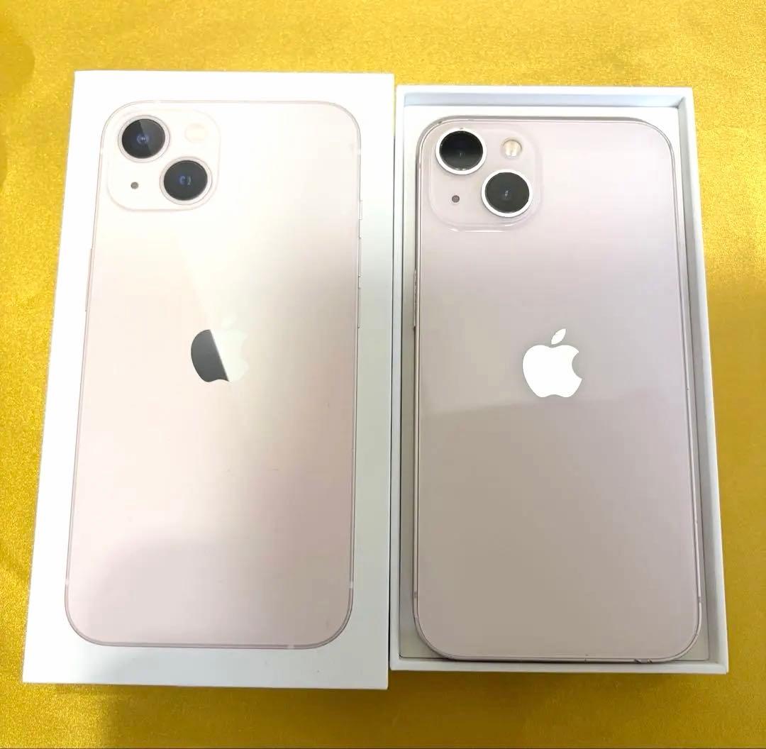 Apple iPhone 13 ピンク 本体 純正箱付き