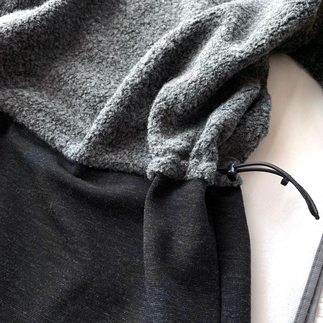 新品同様‼️ Leilian WHITE LABELフード付き ふんわりワンピース