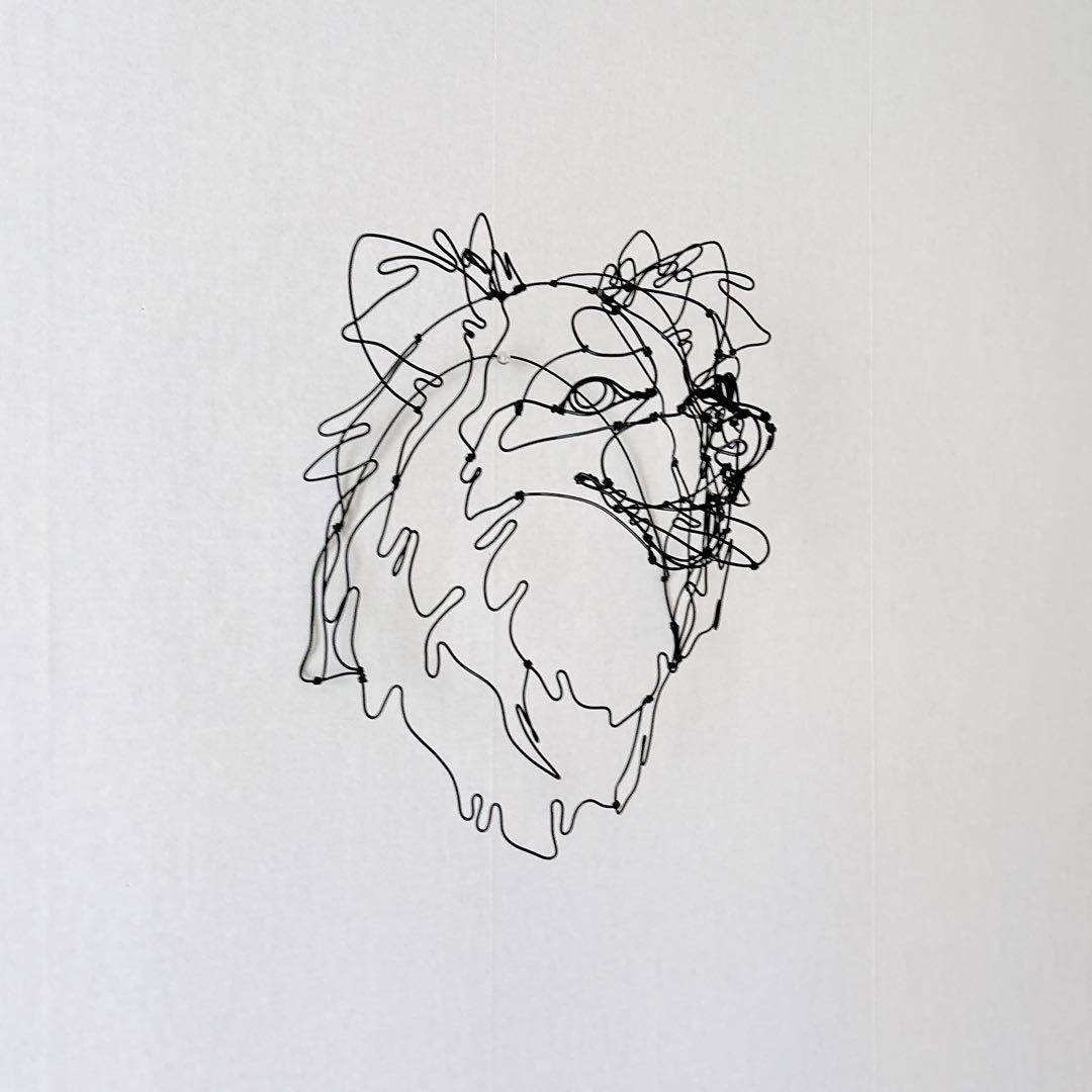 【マリ】　ワイヤーアート