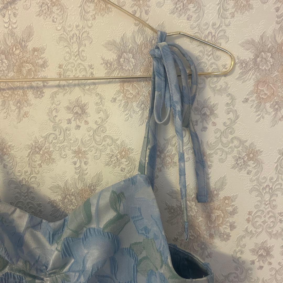 トップス POPPY JACQUARD FLARE CAMI TUNIC