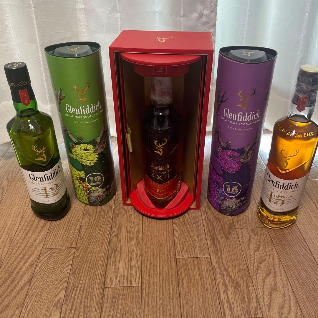 Glenfiddich 12年 15年 22年 3本セット