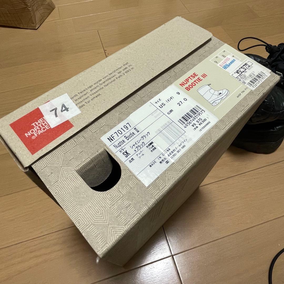ノースフェイス　ヌプシ　ブーティ　スリー　27cm