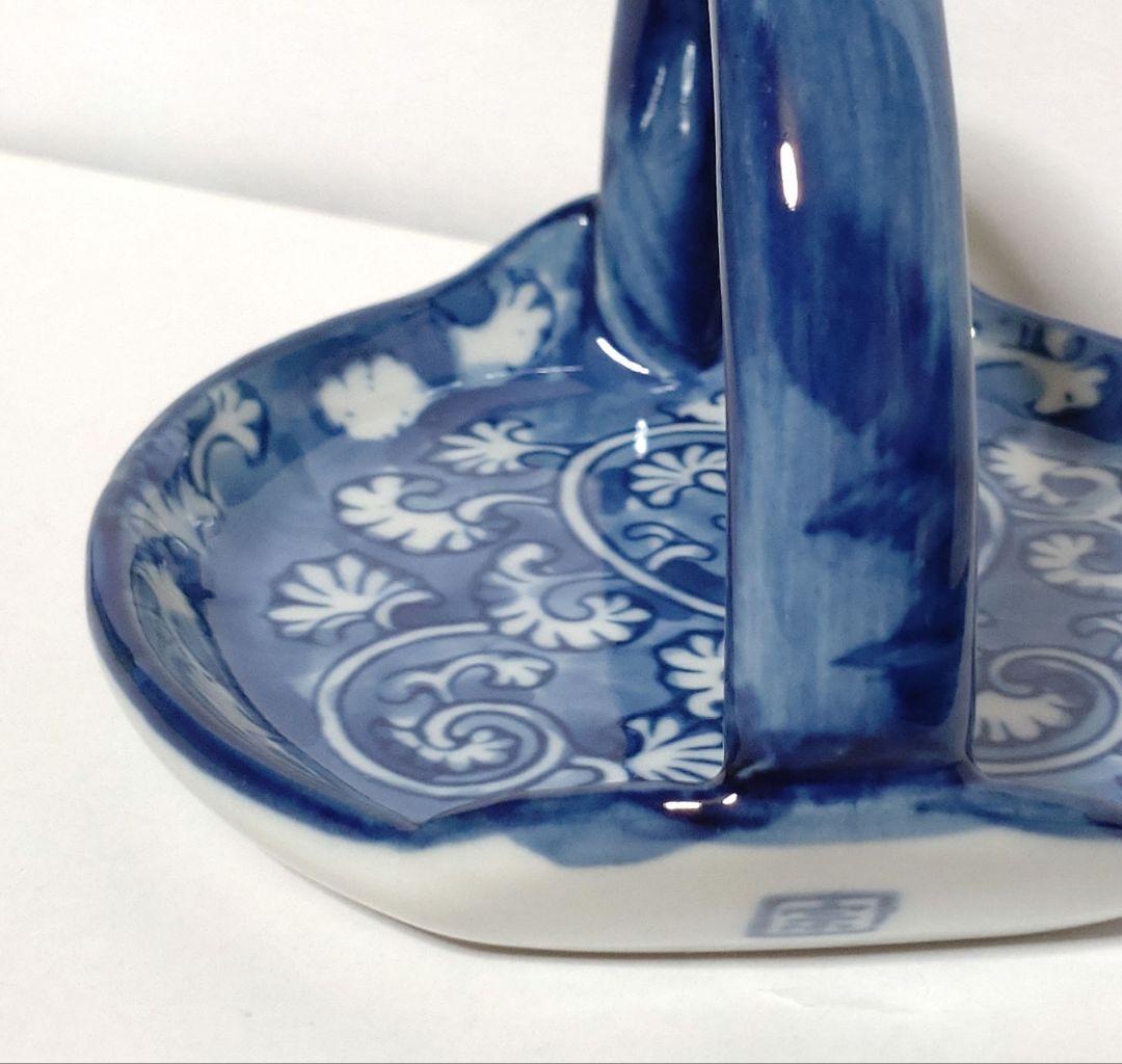 陶器 小物入れ 和柄 ■ インテリア アンティーク 蚤の市 ヴィンテージ