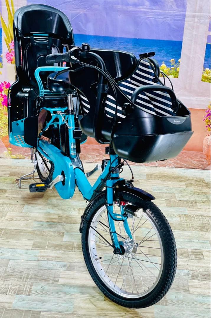 超破格！パナソニックギュット⭐️12AH！子供乗せ電動アシスト自転車Y2743