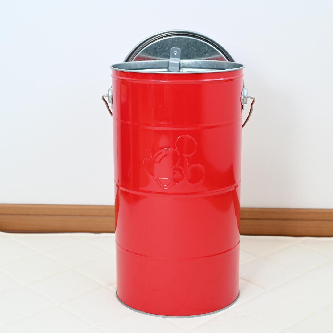 ミッキー OBAKETSU オバケツ 米びつ 10kg 柄 レア 中古