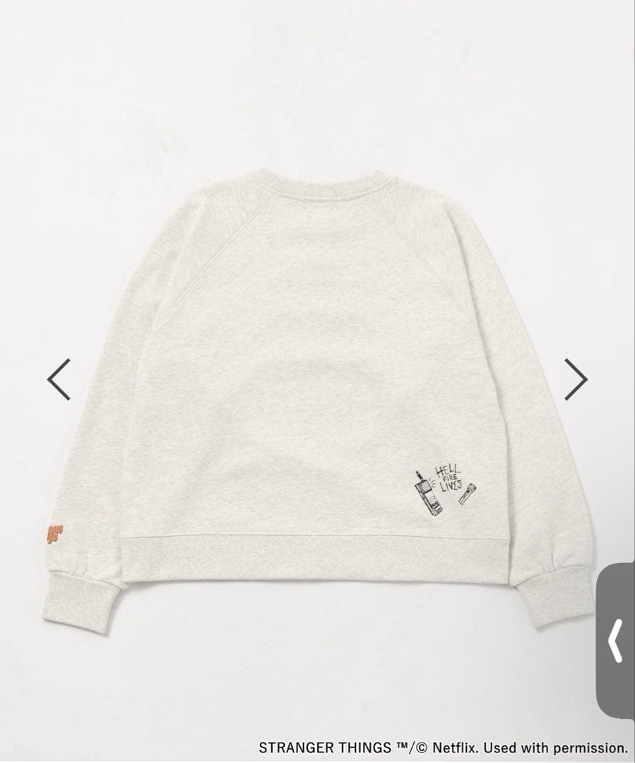 STRANGER THINGS スウェットプルオーバー オートミール Mサイズ