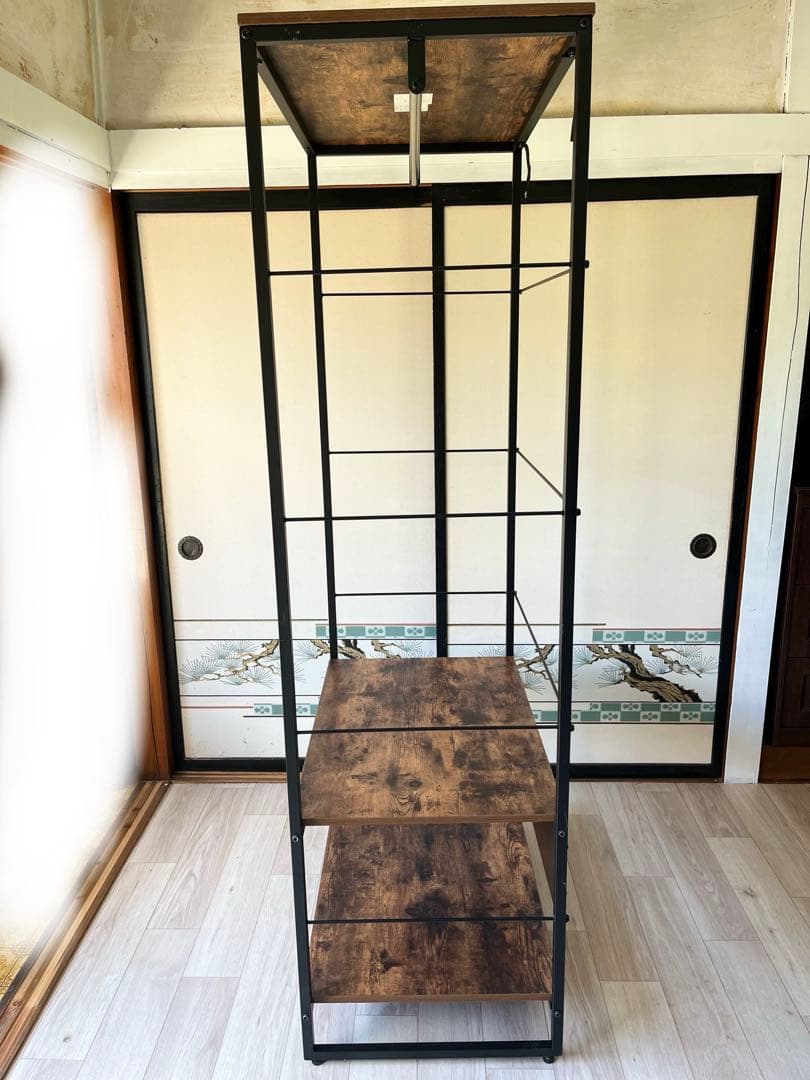 きのくにや　ニトリ　ハンガーラック　ステイン