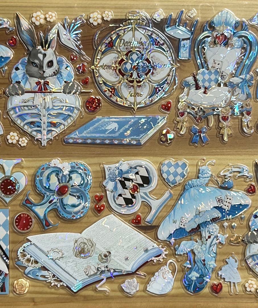 梦游仙境 シール式 海外マステ 切り売り