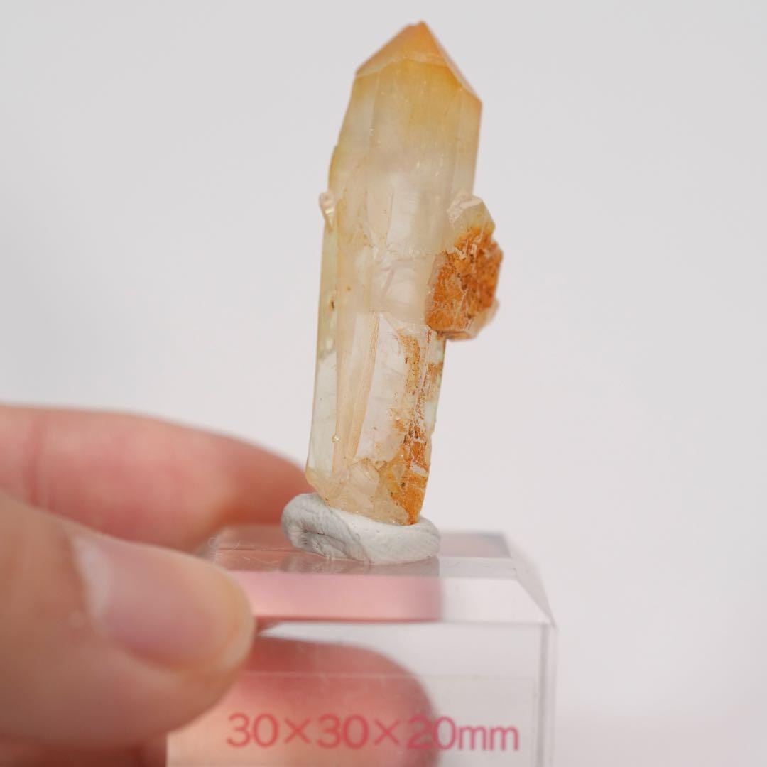 【激レア】マンゴークォーツ　コロンビア産 44×17×10mm