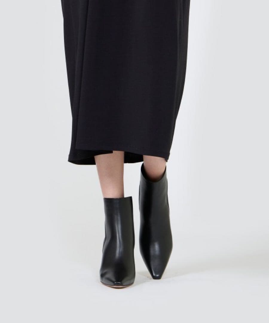 ペリーコPELLICO／VENEREショートブーツ 8.0cmブラック(38)