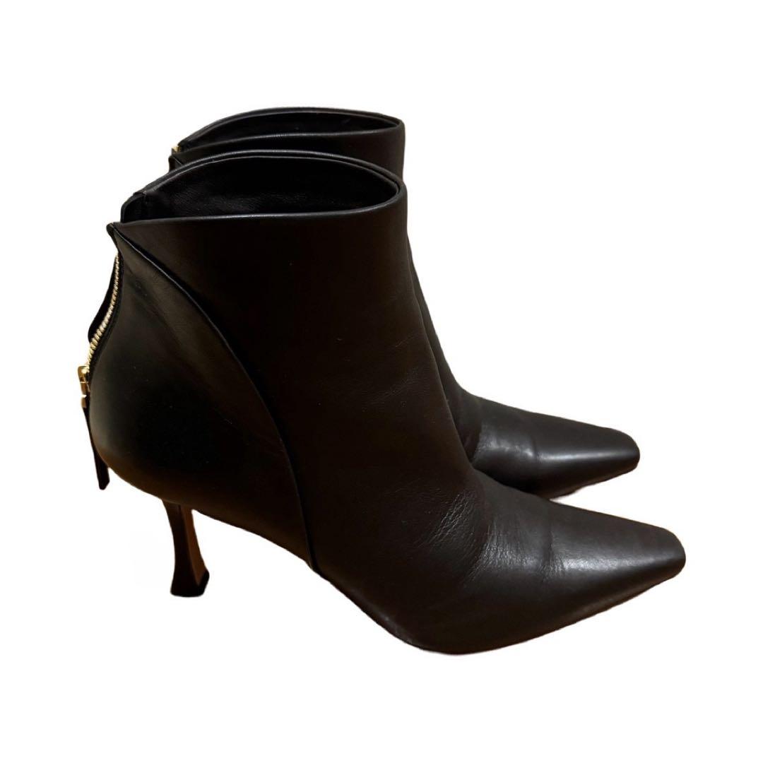 ペリーコPELLICO／VENEREショートブーツ 8.0cmブラック(38)