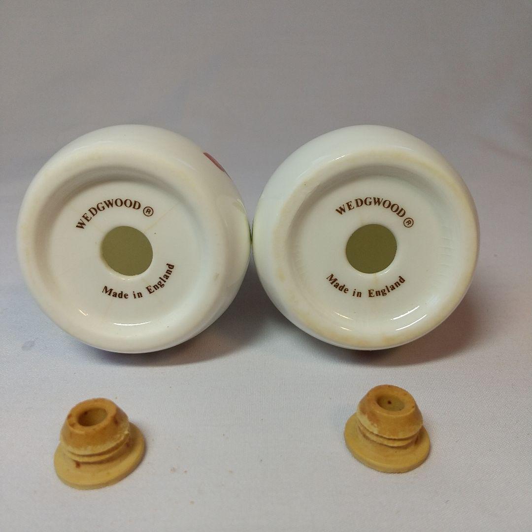 ウェッジウッド　ワイルドストロベリー　塩、胡椒入れ