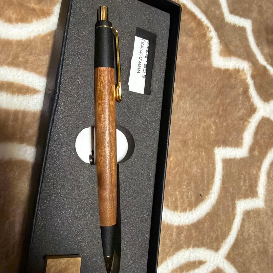 野原工芸　旧型欅シャープペンシル 新型　インドローズウッドシャープペンシル