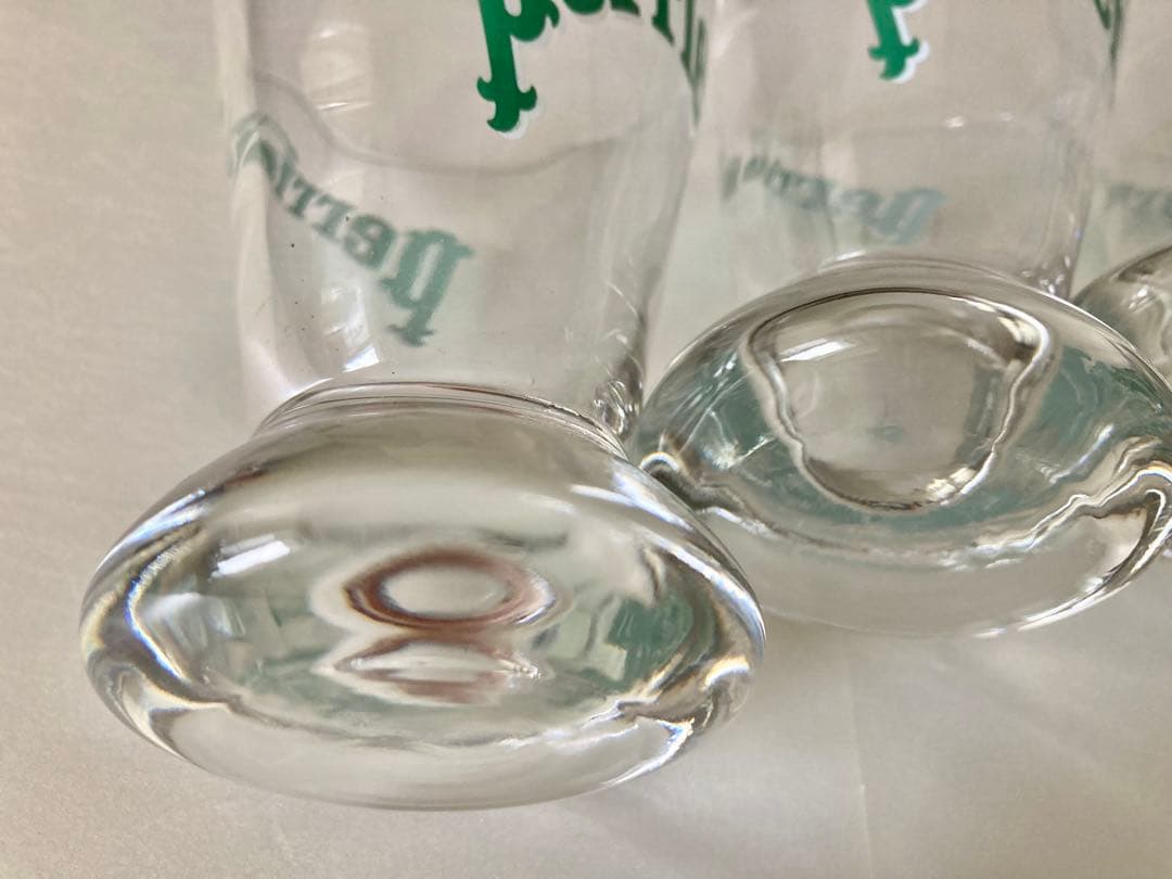フランスアンティークPerrier ペリエ グラス　3セット　ヴィンテージ