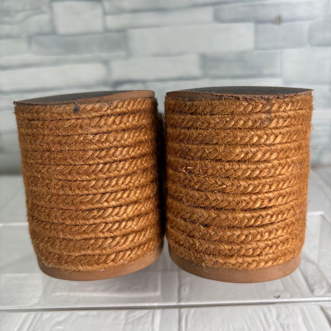 Chloe クロエ　Woodyウェッジエスパドリーユ　ウエッジソール　厚底　ロゴ