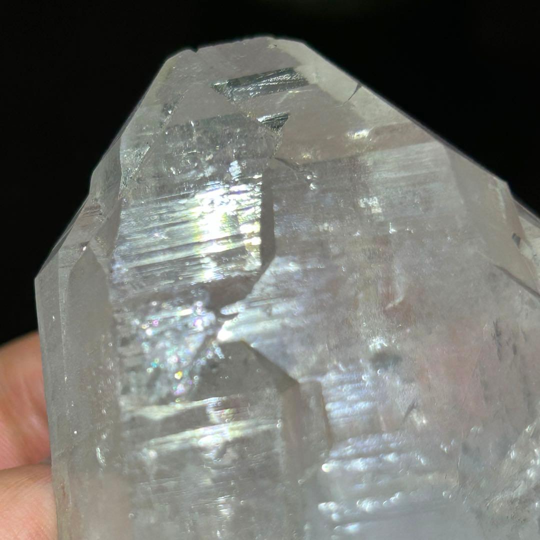 ☆別格高級品！福徳龍神秘宝②！マニカラン　トライゴニック　水晶　原石　クラスター