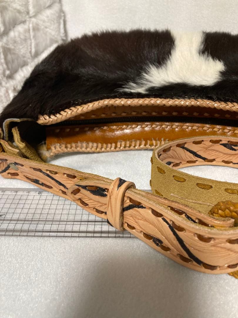 j*o様 売り尽くし！ハラコ ショルダーバッグ 本革使用