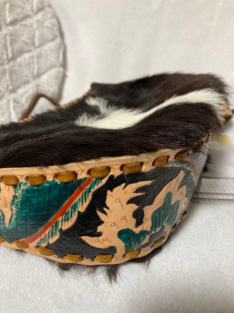 j*o様 売り尽くし！ハラコ ショルダーバッグ 本革使用