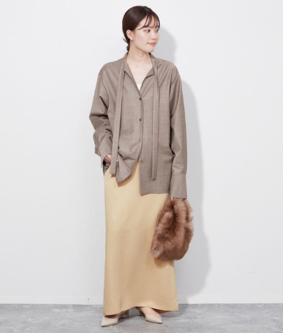 美品◆Plage R’IAM◆Tie ブラウス◆プラージュ