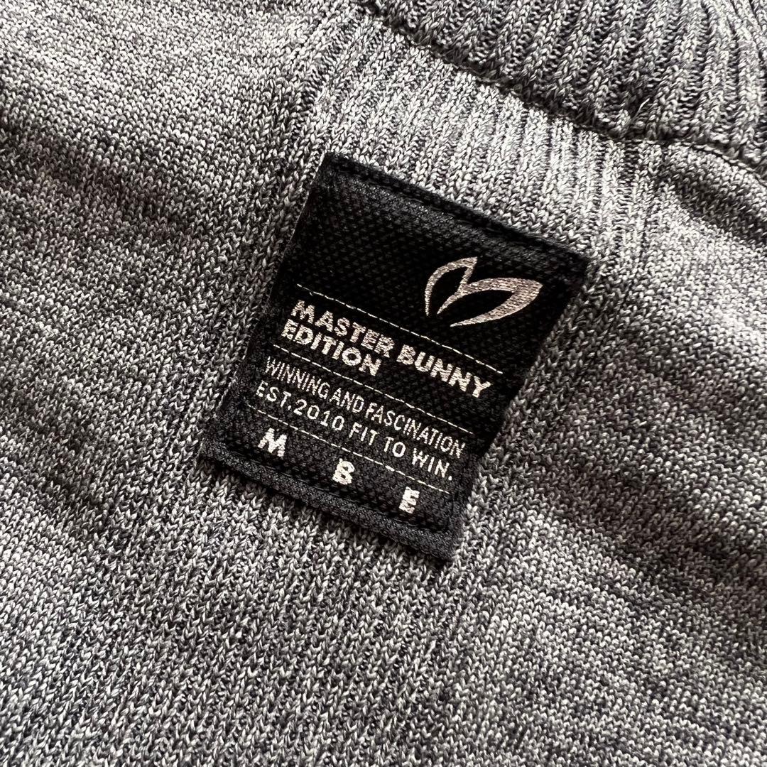 パーリーゲイツ　マスターバニー　セットアップ　サイドロゴ　メンズ　ゴルフ　グレー