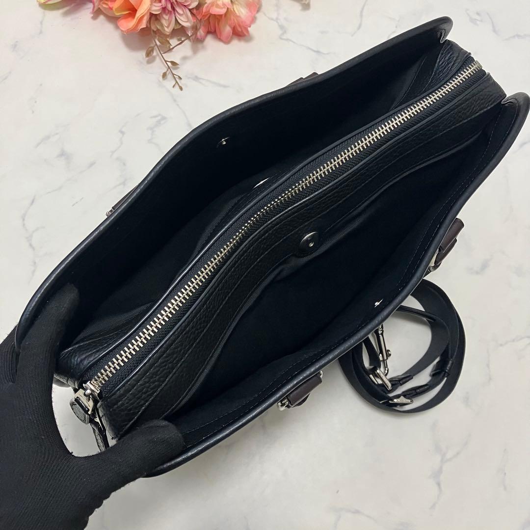 COACH✨コーチ　ビジネスバッグ　ショルダーバッグ　バイカラー