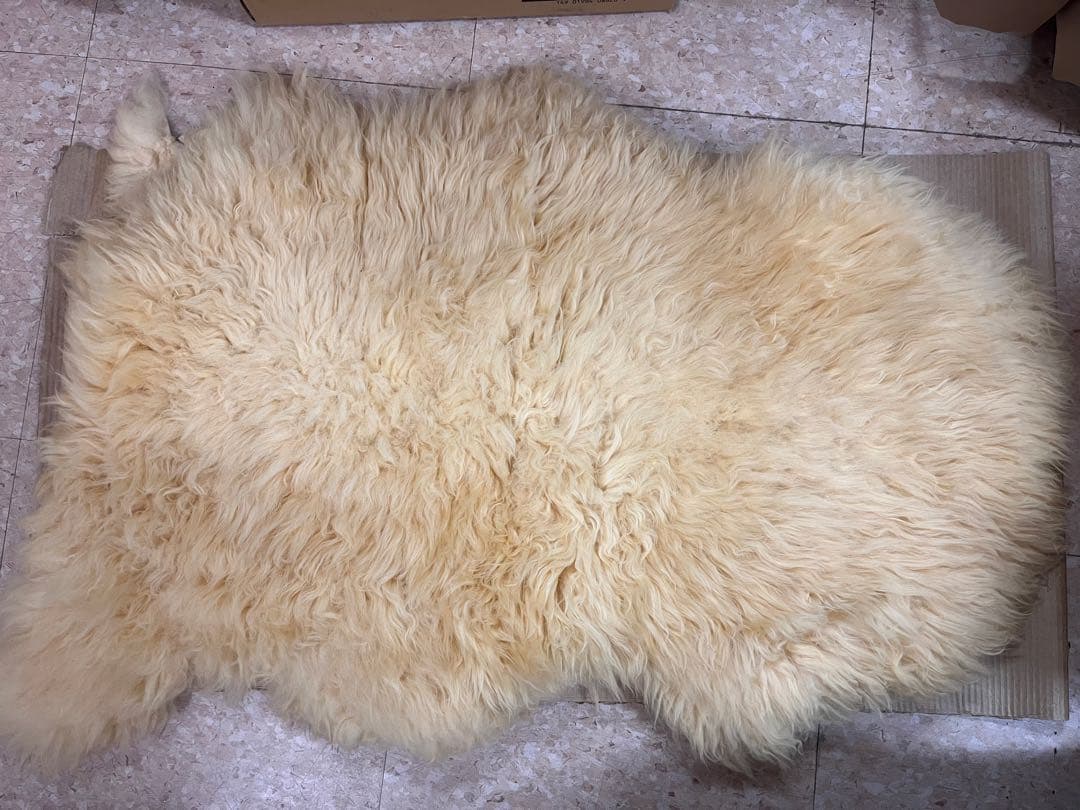 BOWRON ボーロン 天然 ムートンラグ ニュージーランド 羊毛　4枚セット