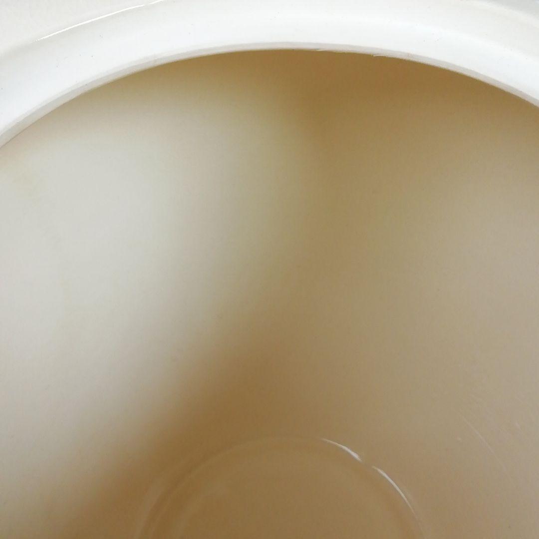 Ｔ９８４　水指　『仁清　地紙四季草花絵』『菱形　水指』『山川巖 造』共箱　茶道具