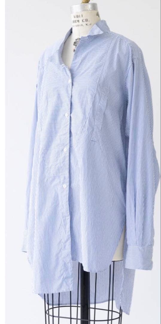 LOEWE ロエベ ストライプ シャツ ワンピース 　 XS　オーバーサイズ