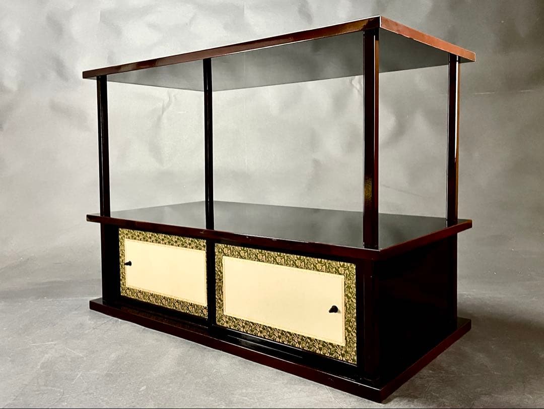 割引‼️「母」 武野紹鴎好 春慶塗 紹鴎棚 紹鴎袋棚 組立式 （515F②）