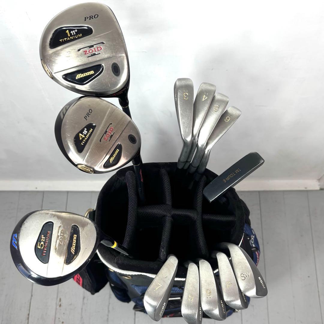 本格派 メンズゴルフクラブ 13本 フルセット ゴルフセット 豪華 お試しセット