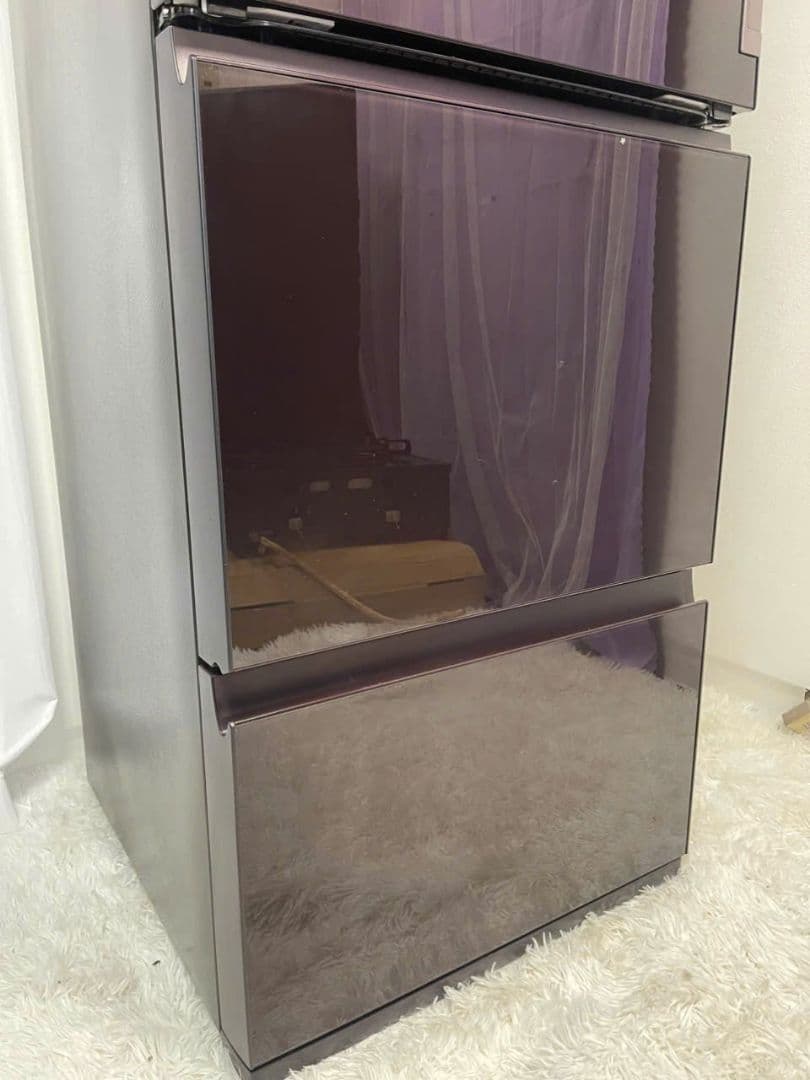 配送無料 美品 SHARP 冷蔵庫SJ-GW35G-R　2021年製