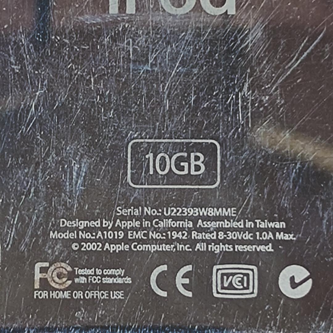 【動作確認済】Apple iPod 第2世代 10GB 液晶焼けあり