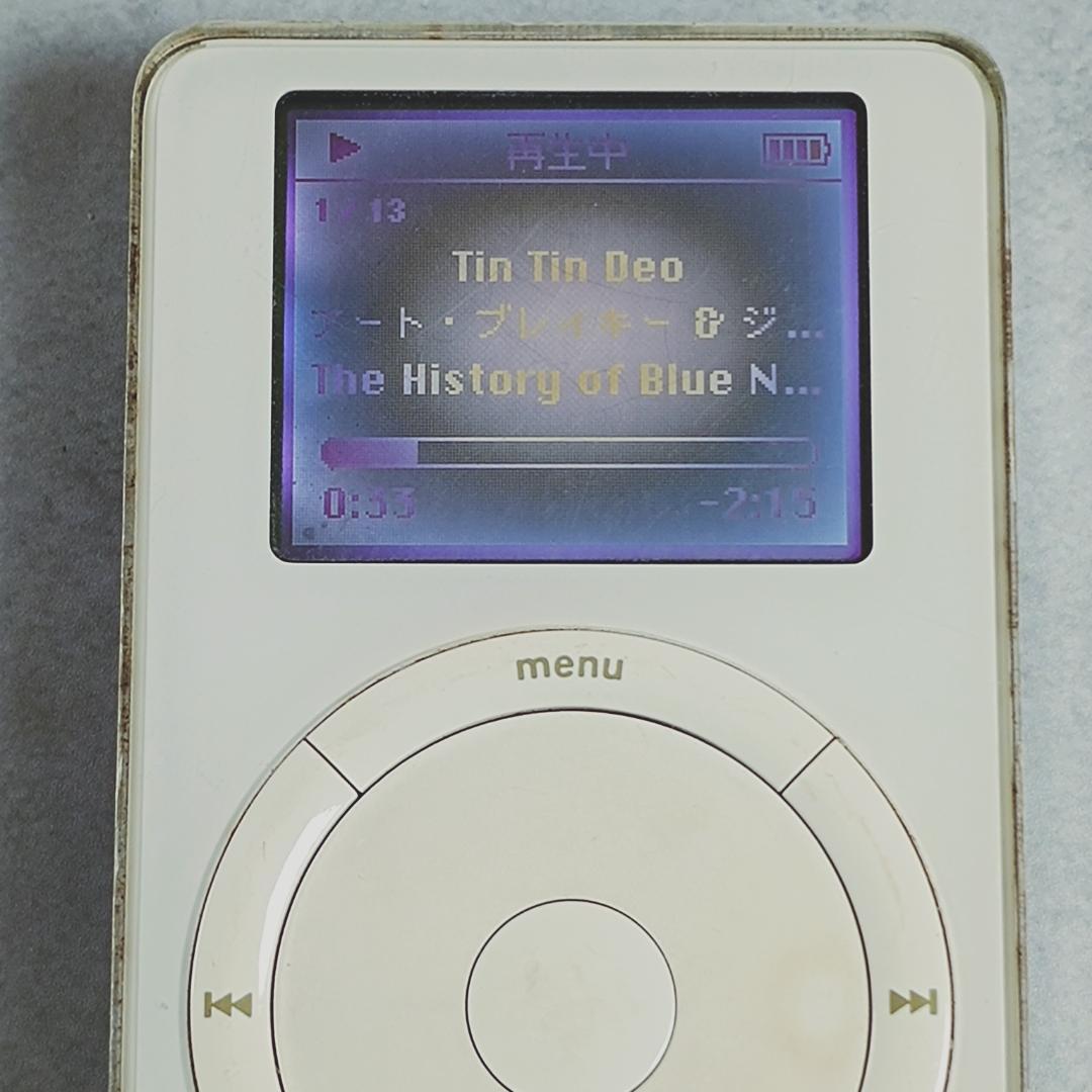 【動作確認済】Apple iPod 第2世代 10GB 液晶焼けあり